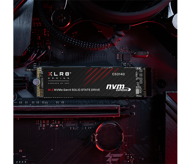 PNY 1TB M.2 PCIe Gen4 NVMe XLR8 CS3140 - 635776 - zdjęcie 2
